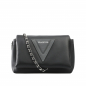 Preview: Crossbody Bag aus Kalbsleder in schwarz
